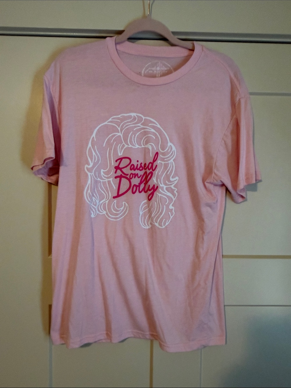 Raised on Dolly Pink Graphic Tee - Women's Short Sleeve